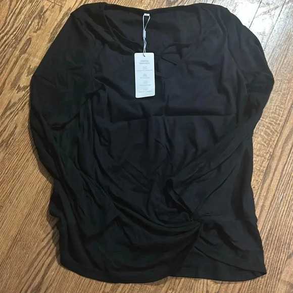 NIASHOT Womens Long Sleeves Tops V Neck Casual Fall Sweaters NWT Size XL - Picture 2 of 6